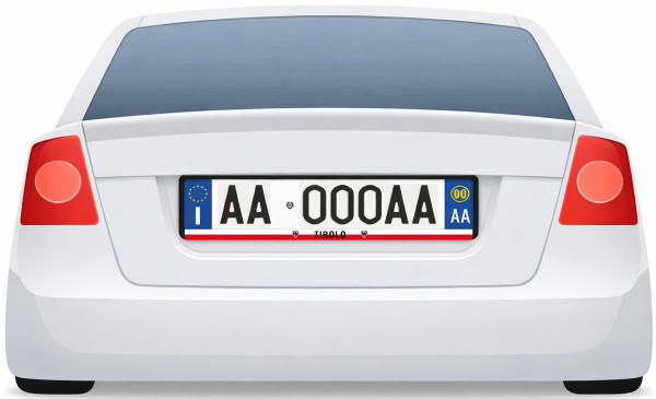 Sticker per targa auto